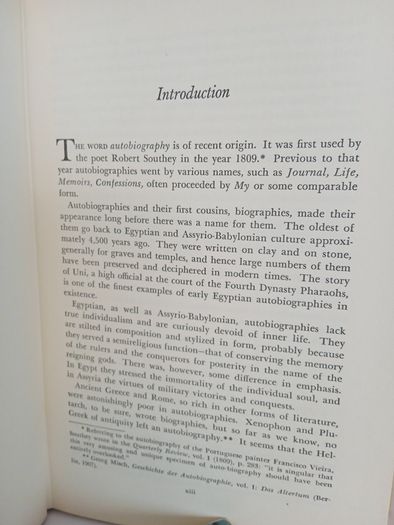 Confessions and Self-Portraits: 4600 Years of Autobiography Assembled and Edited with an Introduction and Commentaries by Saul K. Padover (GT84)