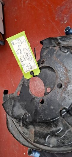 Nissan Qashqai rear brake plates.