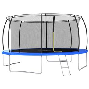 Trampoline Set Round 460x80 cm 150 kg