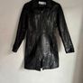 Women's Vintage Black Leather Jacket Image 2