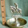 Vintage Lady Godiva Naked Lady Coventry Brass Ornament. Image 7