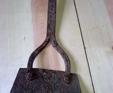 Old Irish blacksmith made hoe