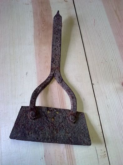 Old Irish blacksmith made hoe