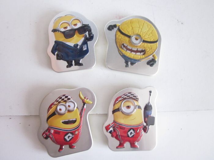 Minions Mc Donalds Tin Box  2024 Happy Meal X4