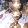 Beautiful Old Pair of Brass Candlesticks, Postage Available Image 3