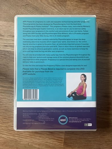 APPI Pilates for Pregnancy DVD