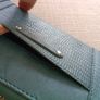 Ashwood Genuine leather purse dark teal sea green colour with gold coloured zipper etc never used in excellent condition with no issues see photos for sizes etc FREE STANDARD POSTAGE INCLUDED Image 6