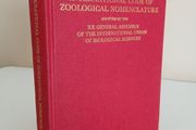 International Code of Zoological Nomenclature:  Adopted by the XX General Assembly of the International Union of Biological Sciences Published by the International Commission on Zoological Nomenclature (RB393)