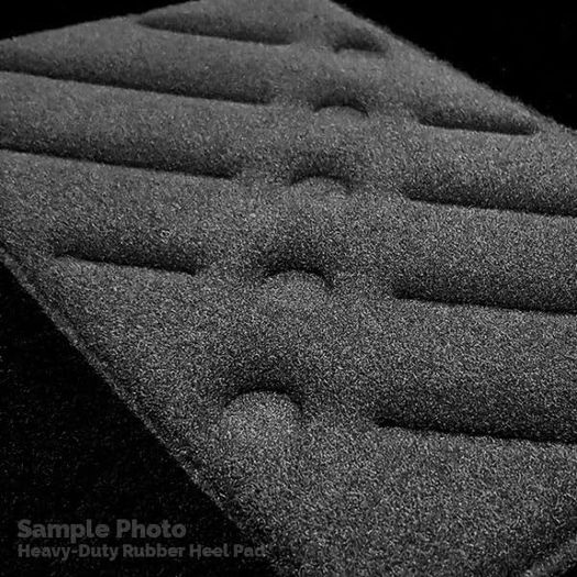 Car Mats to fit Volkswagen T-ROC (2017 -) Black Carpet with Grey & Silver Trim & Black Rectangle Heel Pad