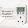 Electricity Usage Monitor Power Meter Plug Energy Monitor Plug Meter UK Energy Cost Meter 5 Modes, Socket Power Monitors Power Consumption Meter Electricity Usage Consumption KWH Amp Volt Watt Meter Image 4