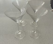 Martini Glasses x4