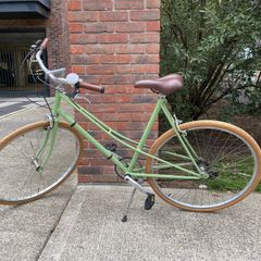 Vintage Green Step-Through City Bike (Large Frame - 56cm / 22")