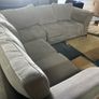 Grey corner sofa + matching armchair Image 5