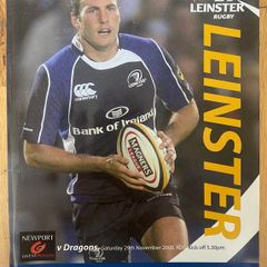 2008 Leinster v Newport Gwent Dragons - Magners League Programme