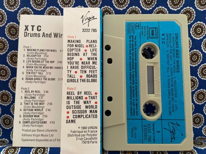 XTC  |  drums  and  wires
