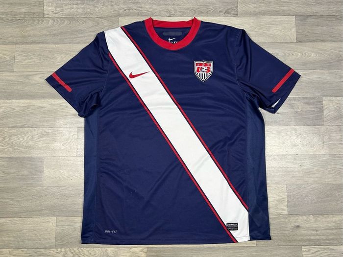 Vintage 2010 Nike USA Away Soccer Jersey Shirt Mens XL