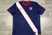Vintage 2010 Nike USA Away Soccer Jersey Shirt Mens XL