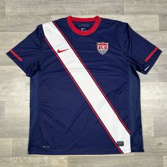 Vintage 2010 Nike USA Away Soccer Jersey Shirt Mens XL