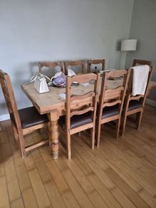Wooden table & chairs