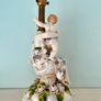 Antique Victorian/Edwardian Porcelain Figural Lamp Cordless Rechargeable 60cm Tall Image 7