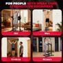 Power Tower Pull Up Bar Station&Assistance Machine,Multi-Function Adjustable Height Foldable Dip Station for Home Gym Workout, Heavy Duty Strength Training Fitness Equipment 360/400/600LBS Image 6