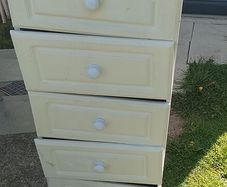 Vanity cabinet with drawers & mirror