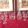 14 Piece Duiske Etched Wine Glasses, Ice Bucket And Decanter Set Image 5