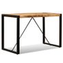 Dining Table Solid Rough Mango Wood 120 cm Image 5