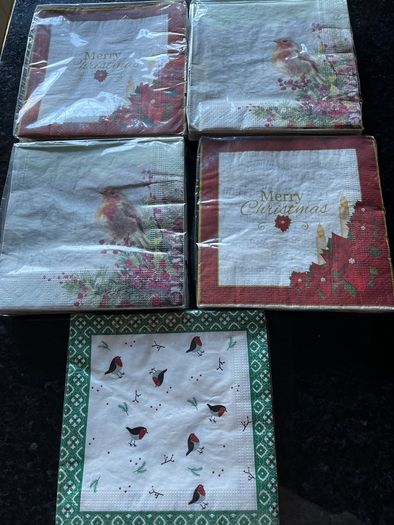 5 Packs Christmas Napkins