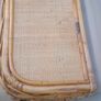 Mid century bamboo wicker console table Image 7