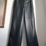 Mango faux leather trousers size uk 14 Image 3