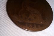 1889 English Penny.