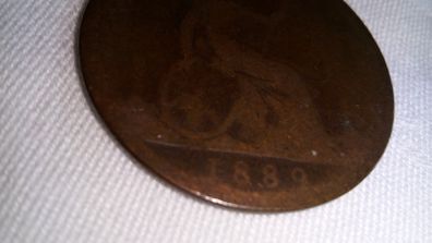 1889 English Penny.