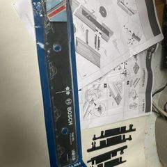 Bosch FSN guide rails  1.6mt  x 2 , joining bar and carrying bag