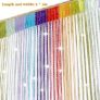 String Door Curtain, Glitter Retro Plain Tassel Door Curtain Fly Insect Bug Screen String for Doorway Living Room Party Events or Window Curtain Panel (100x 200cm) Image 2