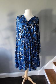So Fabulous blue & black dress, Size 26