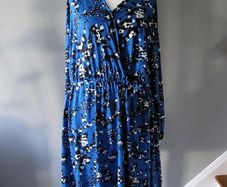 So Fabulous blue & black dress, Size 26