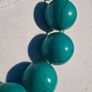 Turquoise Beaded Sterling Silver Necklace Image 5
