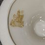Vintage Belleek Pineapple footed vase 7th mark gold Image 4