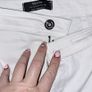 Bershka White Skinny Jeans Image 2