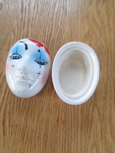 Vintage Clown Trinket Box for Sale