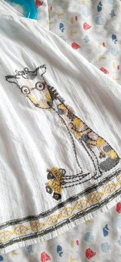 NEXT pure cotton embroidered summer dress