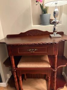 Hall table with matching seat