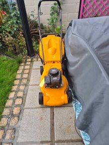 Petrol push lawnmower