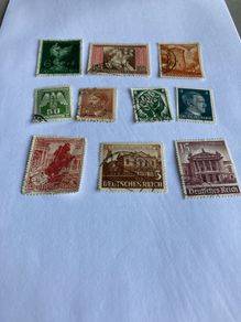 Rare and Genuine WW2 German stamps