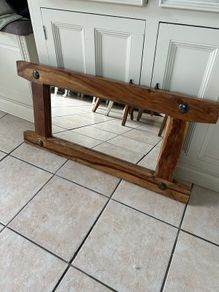 solid wood mirror