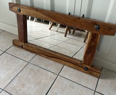 solid wood mirror