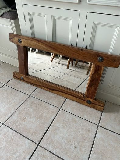 solid wood mirror