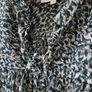 Part Two Green Print Blouse Sz 42 /14 Uk J1 Image 5