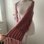 Pink scarf/ shawl with pockets Image 2